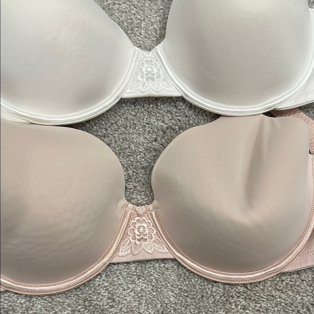 (2) Vanity Fair Women's Intimates in White and Pink - Picture 3 of 4